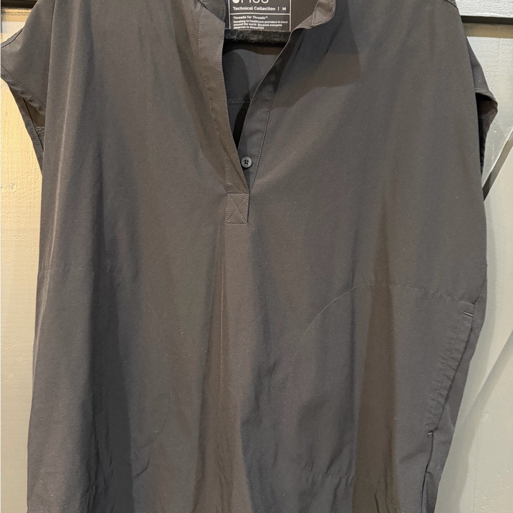 Figs Black Rafaela™ FREEx™ - Oversized Scrub Top